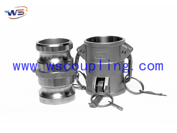 Stainless steel camlock coupling TYPE AA+DD